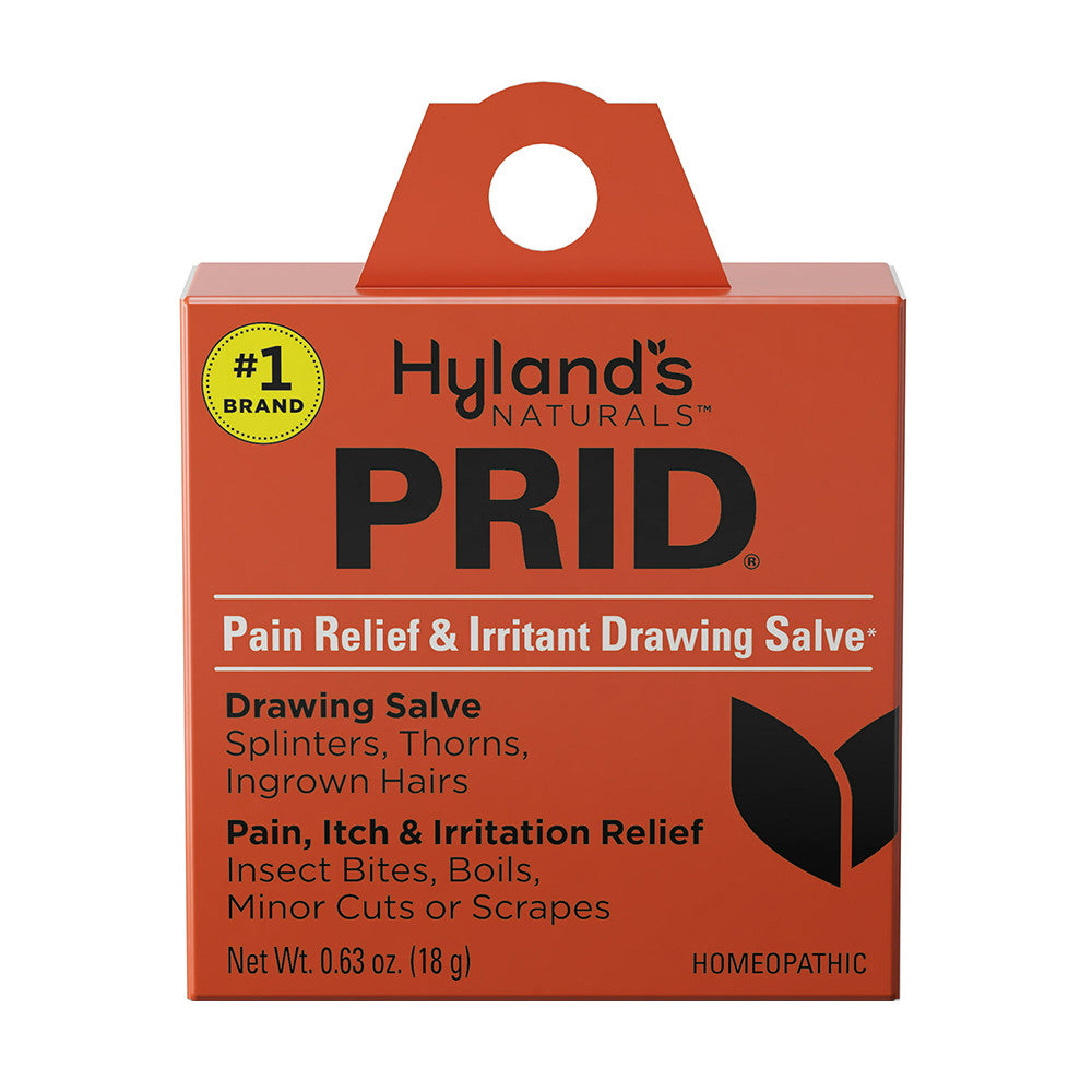 Hylands Naturals Prid Drawing Salve, Natural Relief of Topical Pain and Irritation, 0.63 Oz